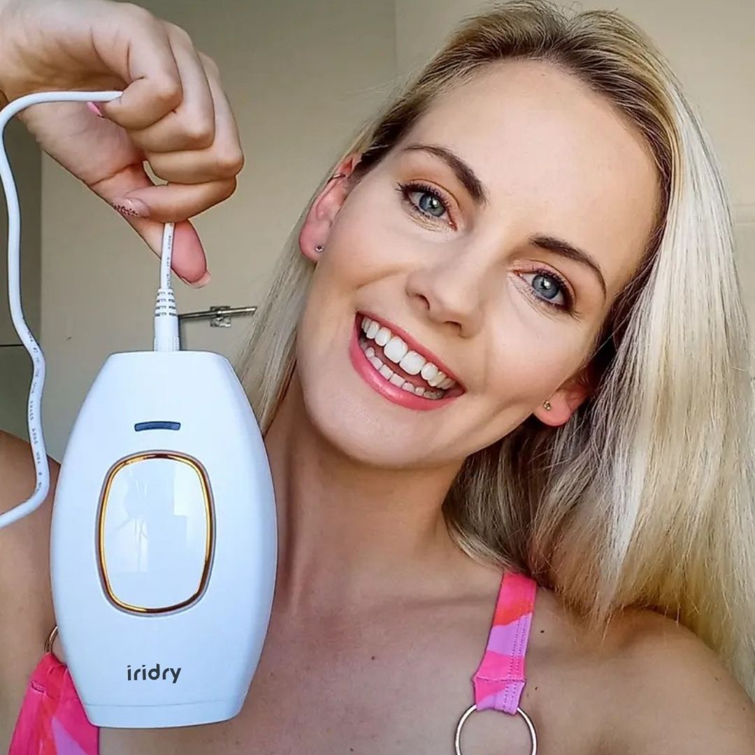 Iridry™ IPL Haarentferner – Schmerzfreie dauerhafte Haarentfernung für Zuhause