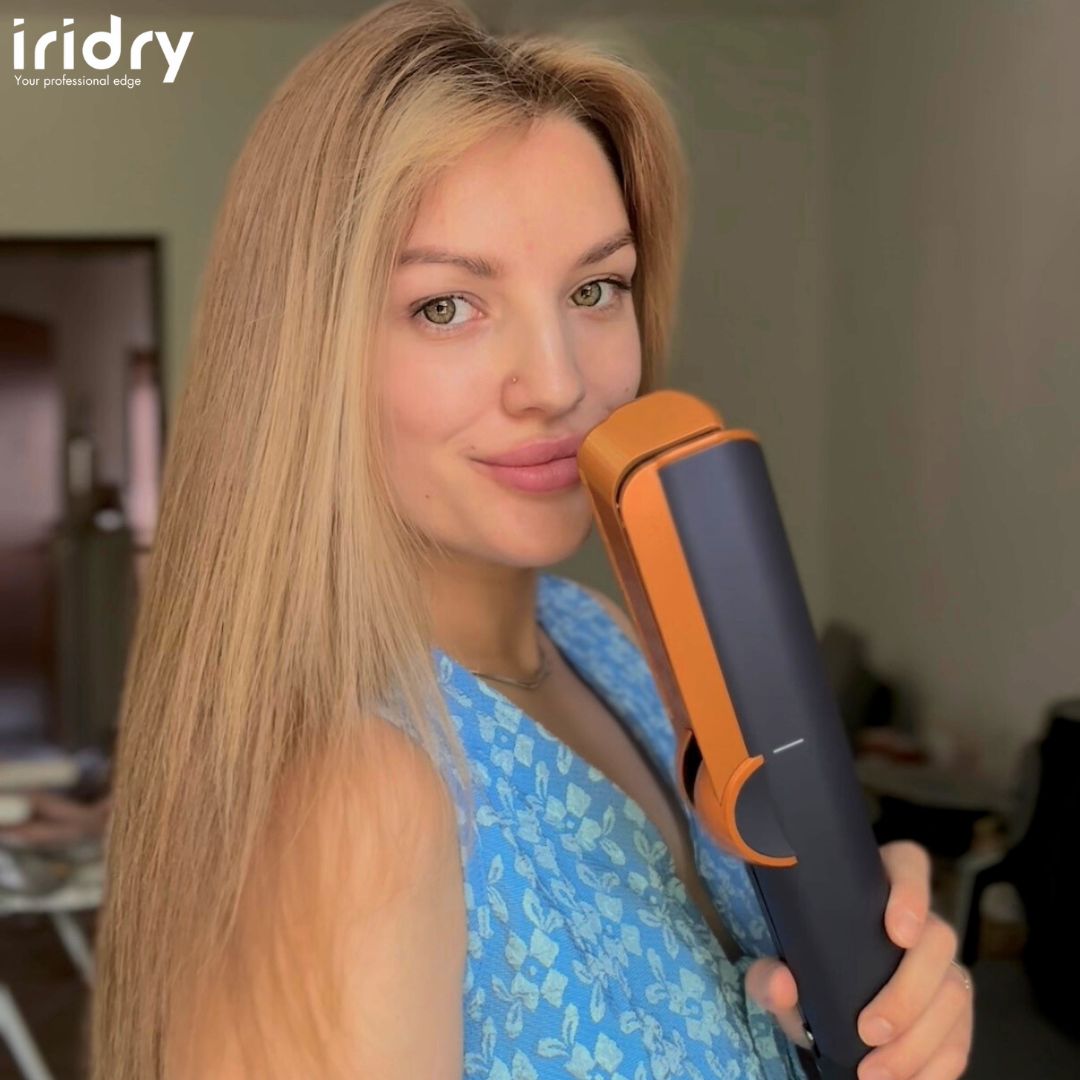 Iridry™ AirLiss – 2-in-1 Glätteisen mit Föhnfunktion & Ionentechnologie