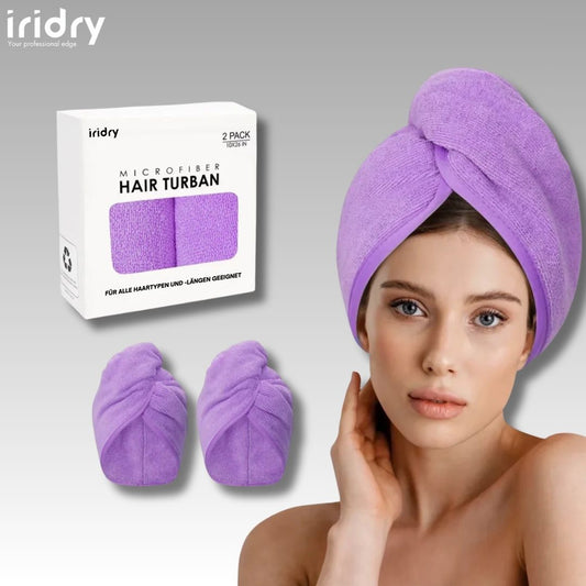 Mikrofaser-Haarturban-Handtuch-lila