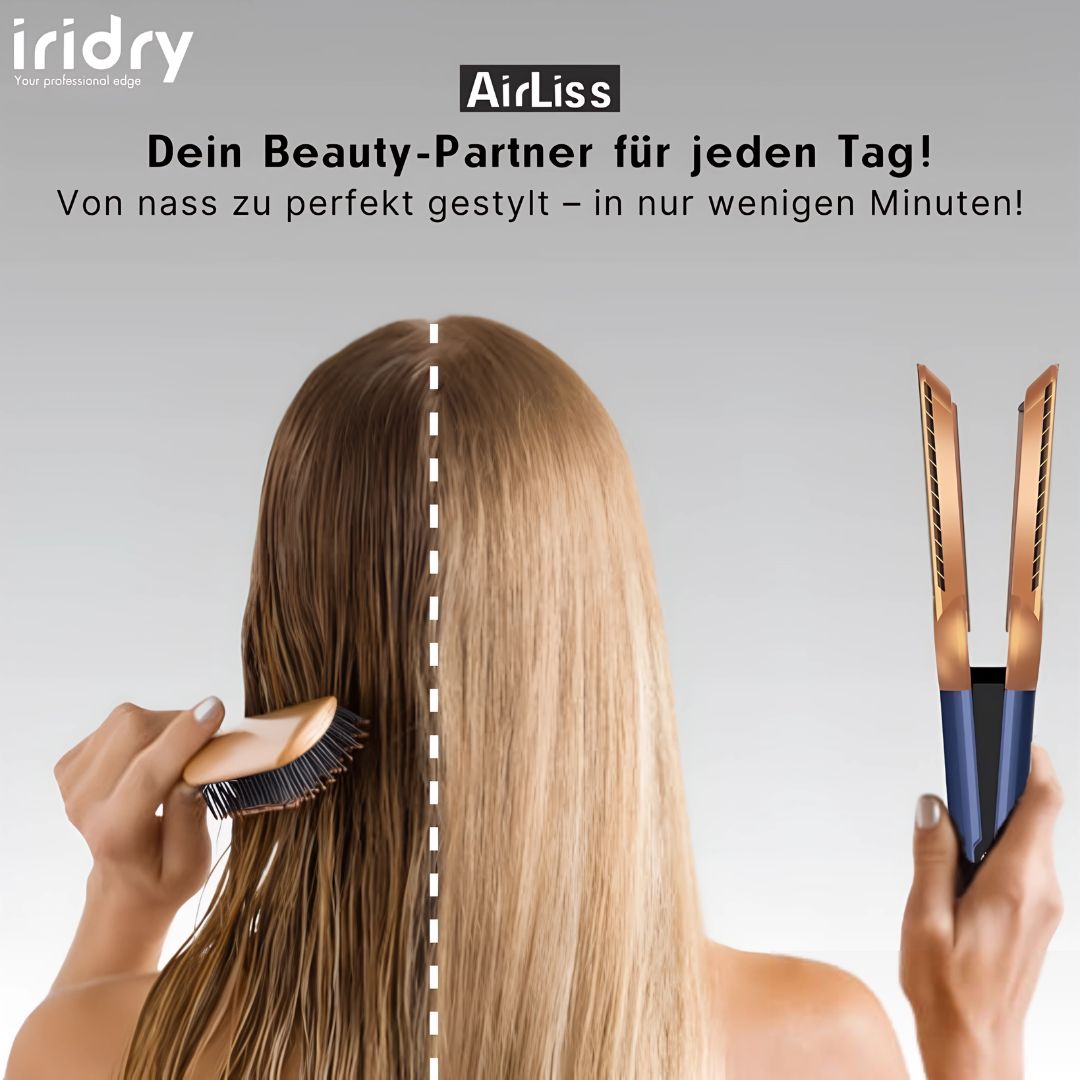 Iridry™ AirLiss – 2 - in - 1 Glätteisen mit Föhnfunktion & Ionentechnologie - Iridry™ - 